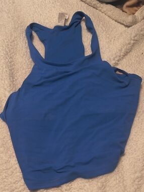 Blue Women's Racerback Tank Top